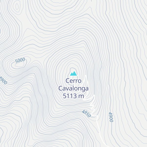 Map of Cerro Cavalonga