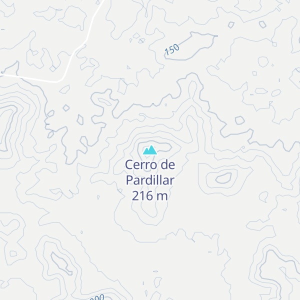 Map of Cerro de Pardillar