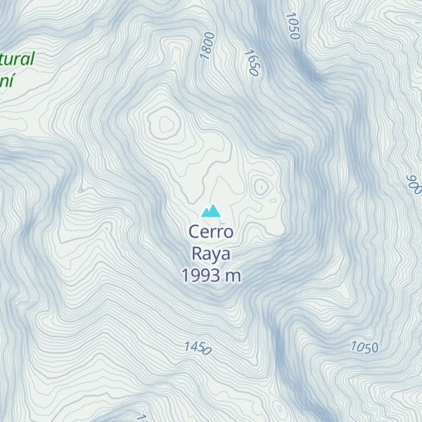Map of Cerro Raya
