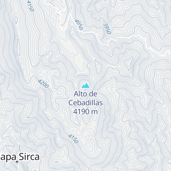 Map of Alto de Cebadillas