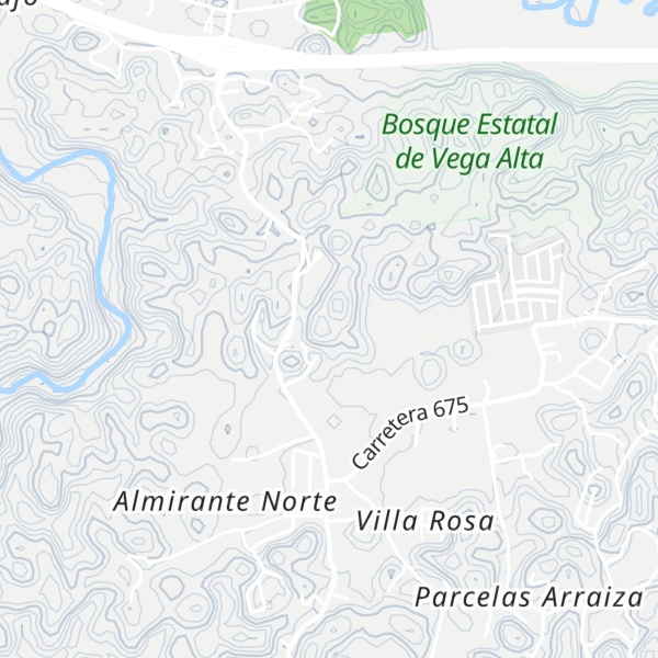 Map of Cerro Miraflores