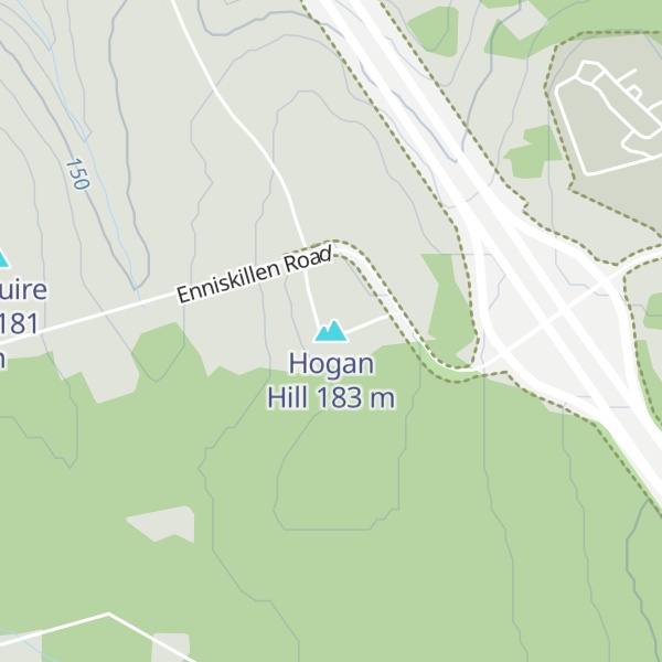 Map of Hogan Hill