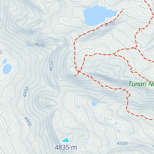 Map of Tunari