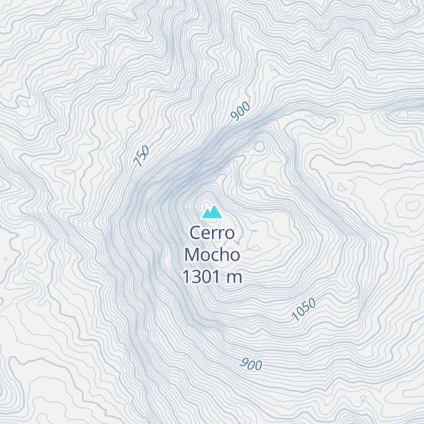 Map of Cerro Mocho