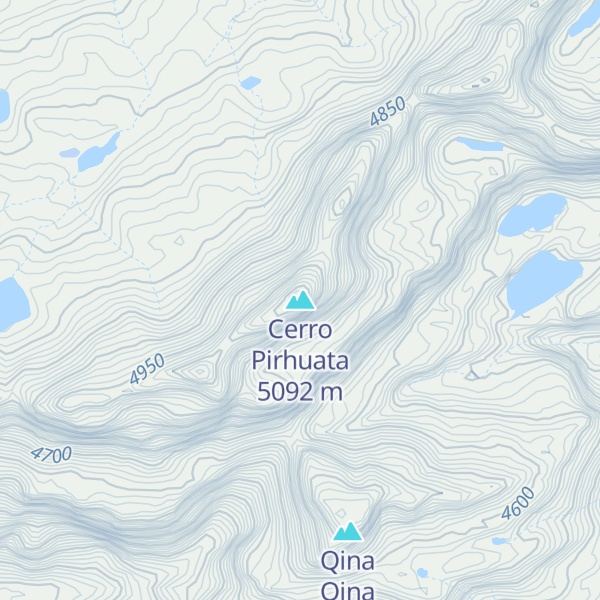 Map of Cerro Pirhuata