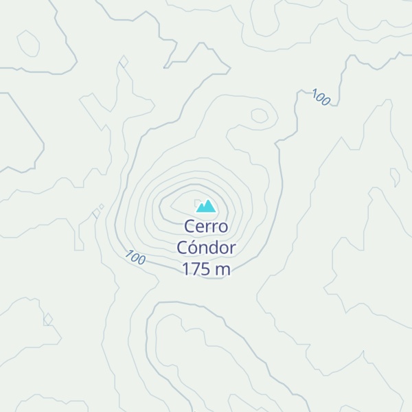 Map of Cerro Cóndor