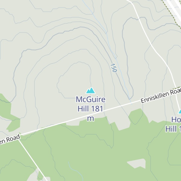 Map of McGuire Hill