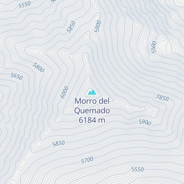 Map of Morro del Quemado