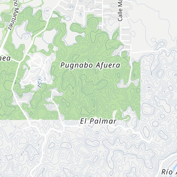 Map of Cerro del Faro