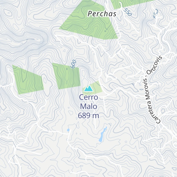 Map of Cerro Malo