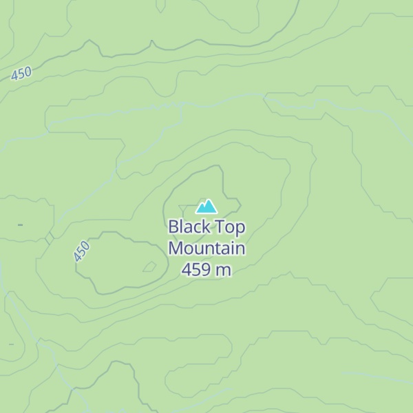 Map of Black Top Mountain
