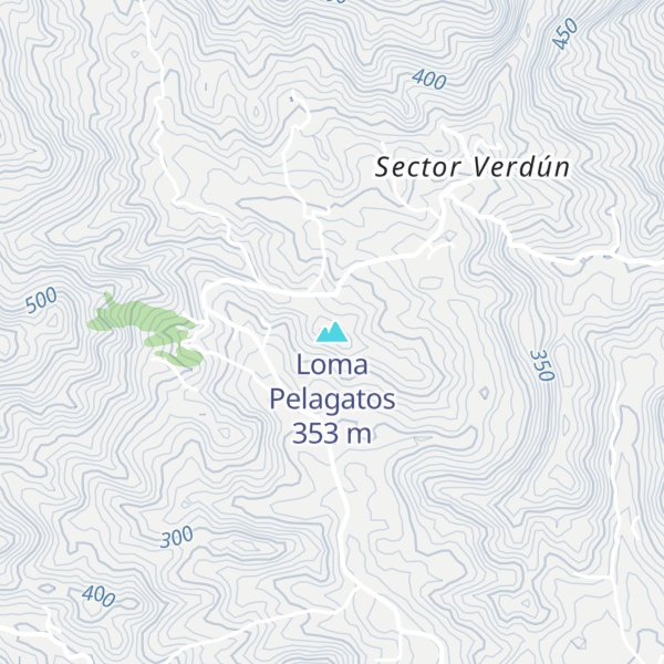 Map of Loma Pelagatos