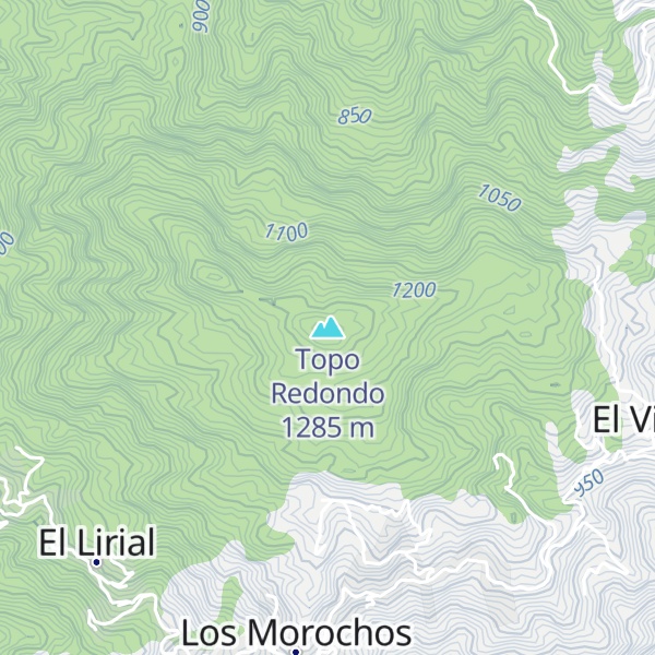 Map of Topo Redondo