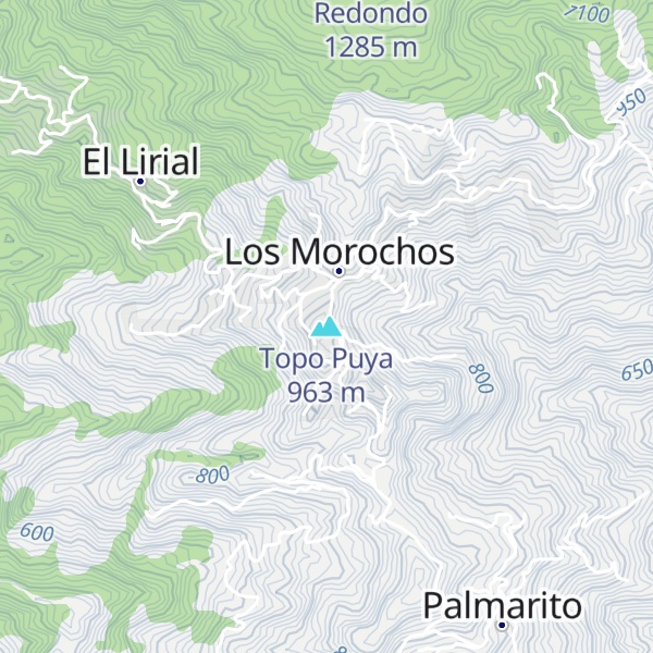 Map of Topo Puya