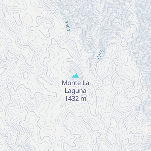 Map of Monte La Laguna