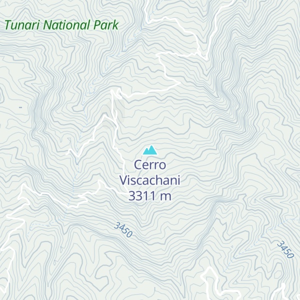 Map of Cerro Viscachani
