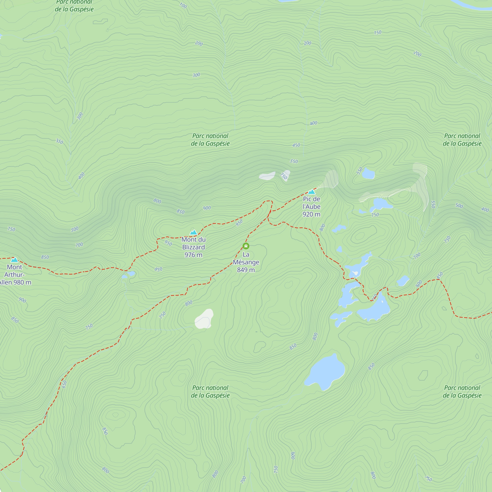 La Mésange map