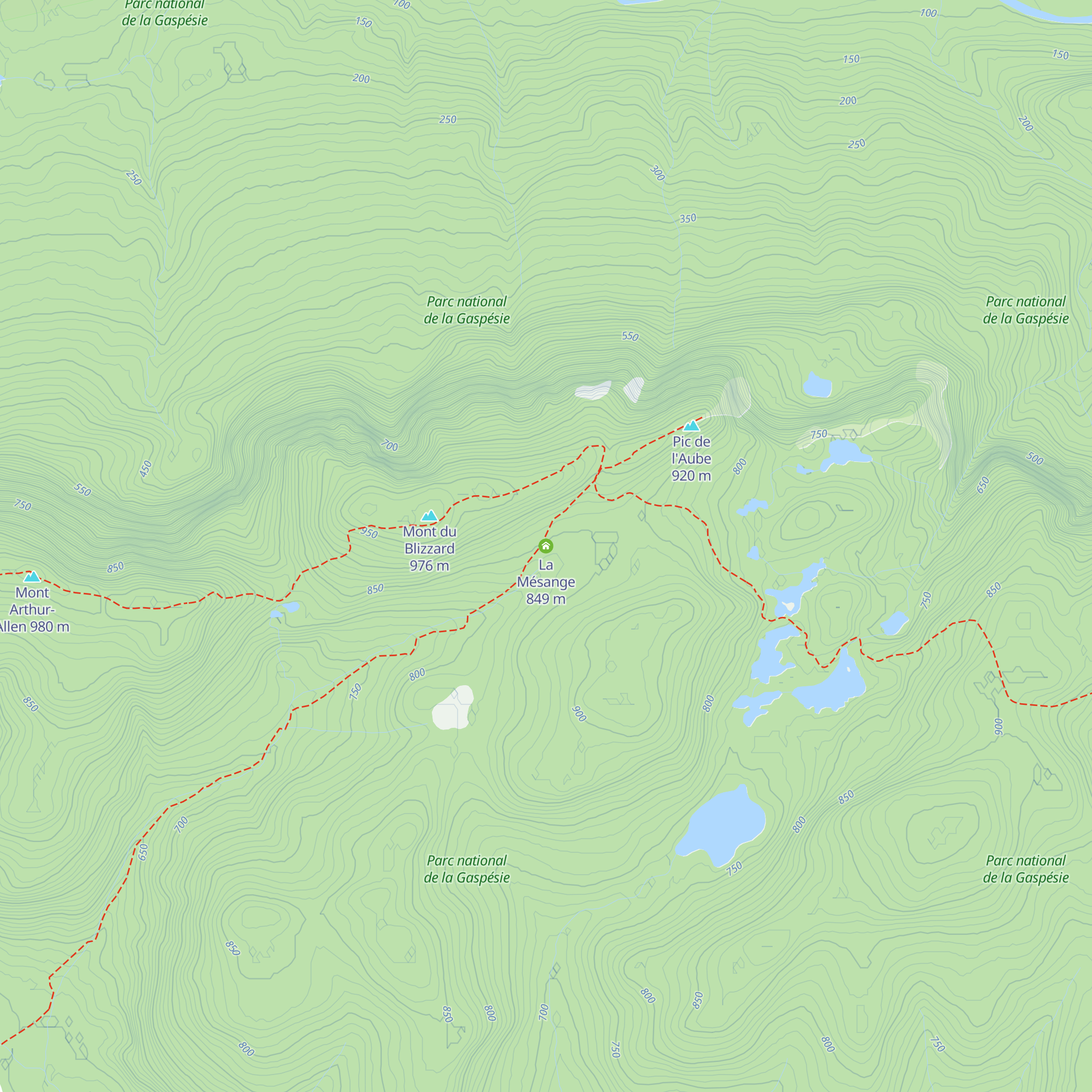 La Mésange map