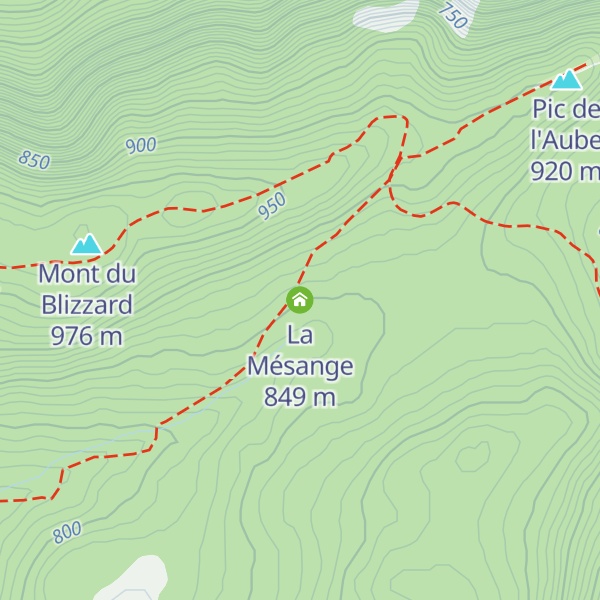 Map of La Mésange