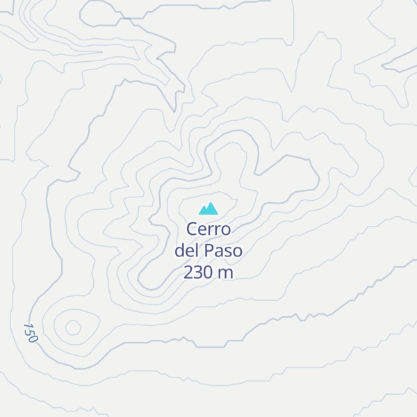 Map of Cerro del Paso