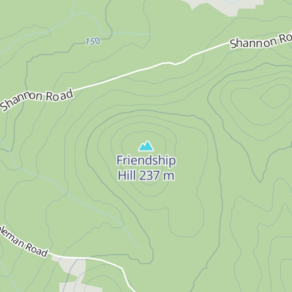 Map of Friendship Hill