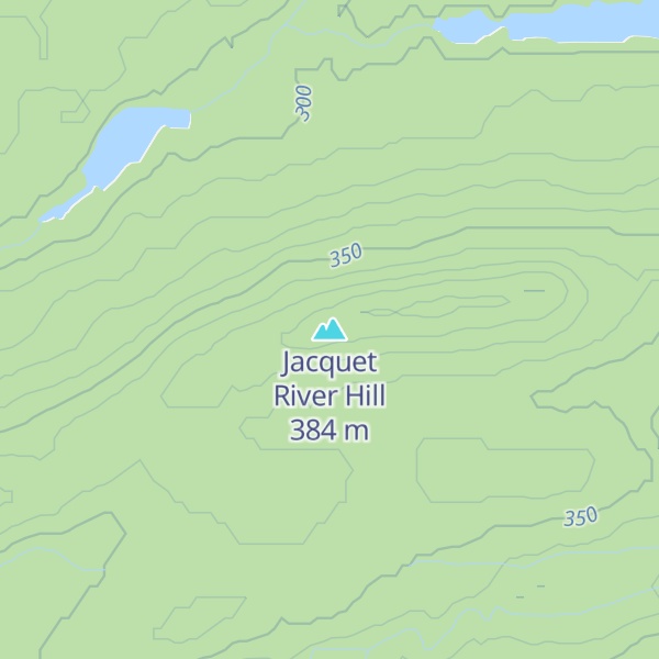 Map of Jacquet River Hill