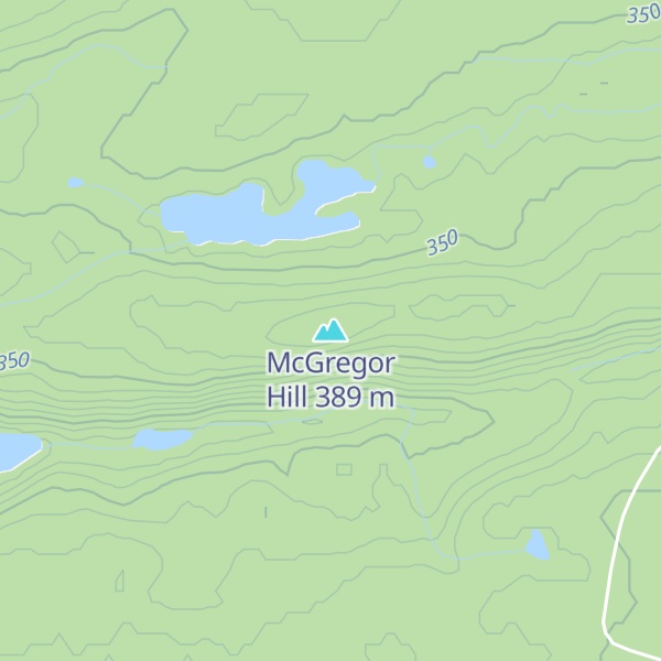 Map of McGregor Hill
