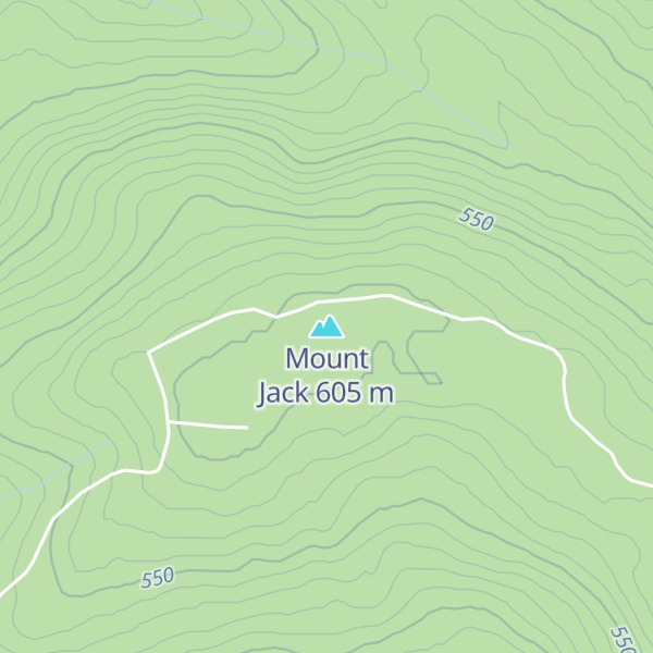 Map of Mount Jack