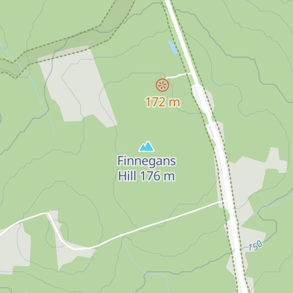 Map of Finnegans Hill