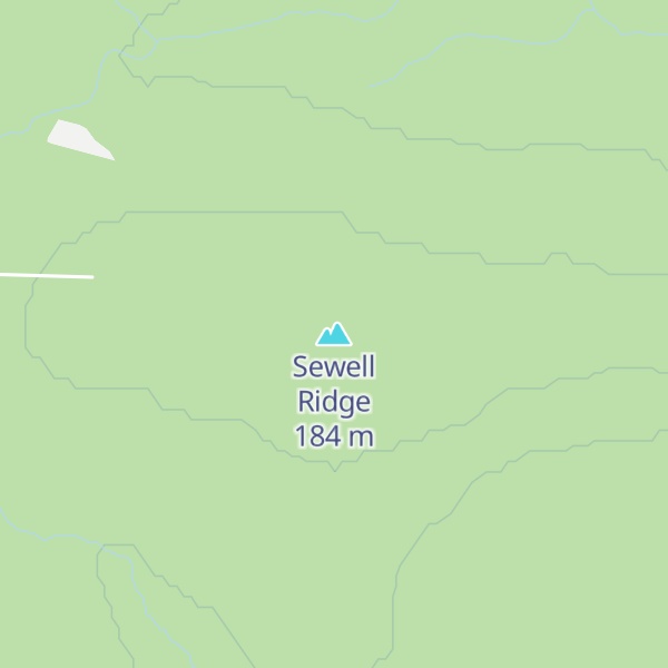 Map of Sewell Ridge