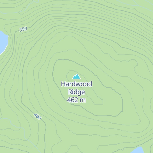 Map of Hardwood Ridge