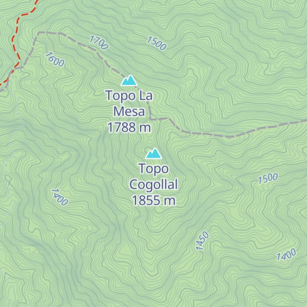 Map of Topo Cogollal