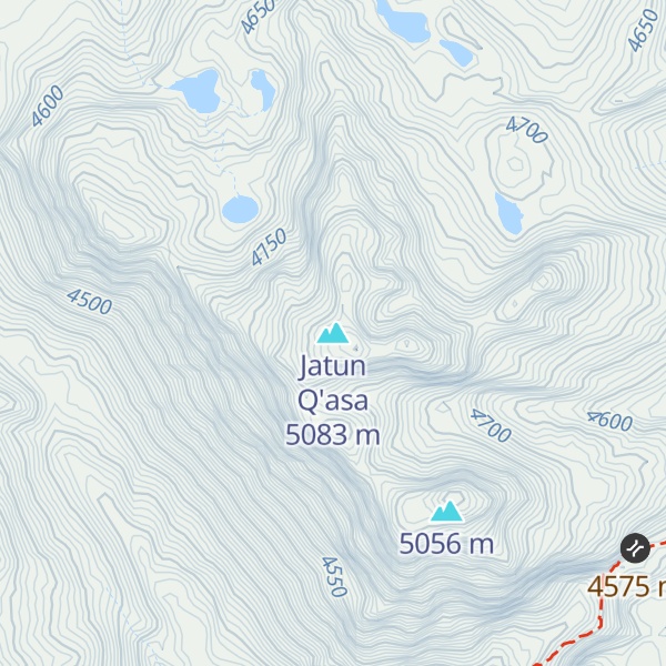 Map of Jatun Q'asa