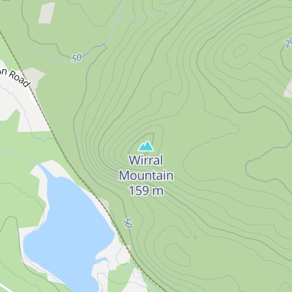 Map of Wirral Mountain