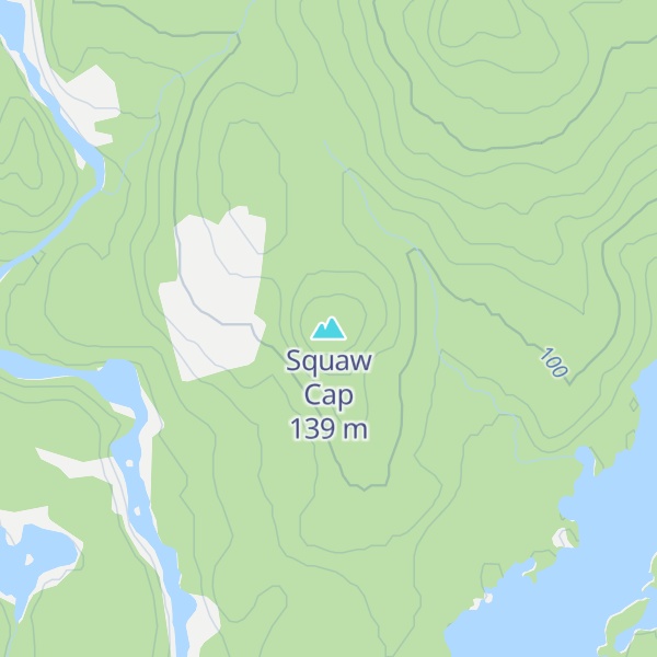Map of Squaw Cap