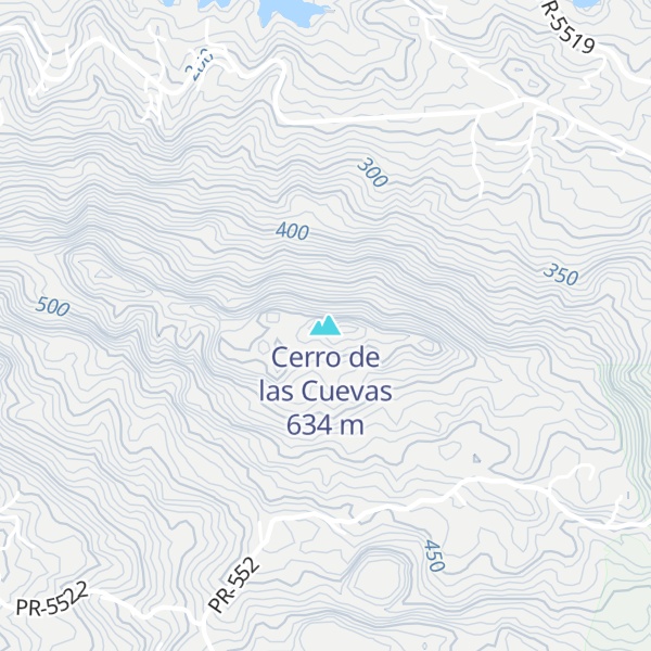 Map of Cerro de las Cuevas