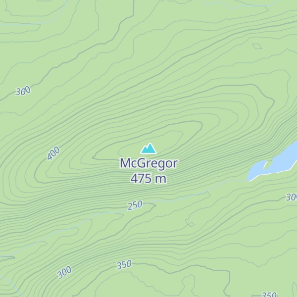Map of McGregor