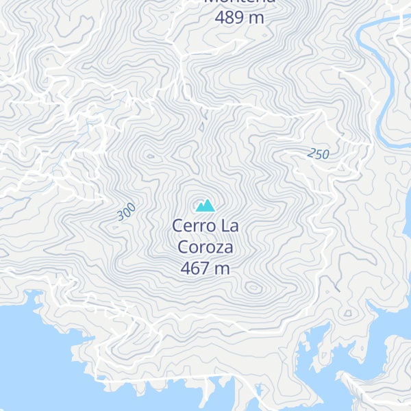 Map of Cerro La Coroza