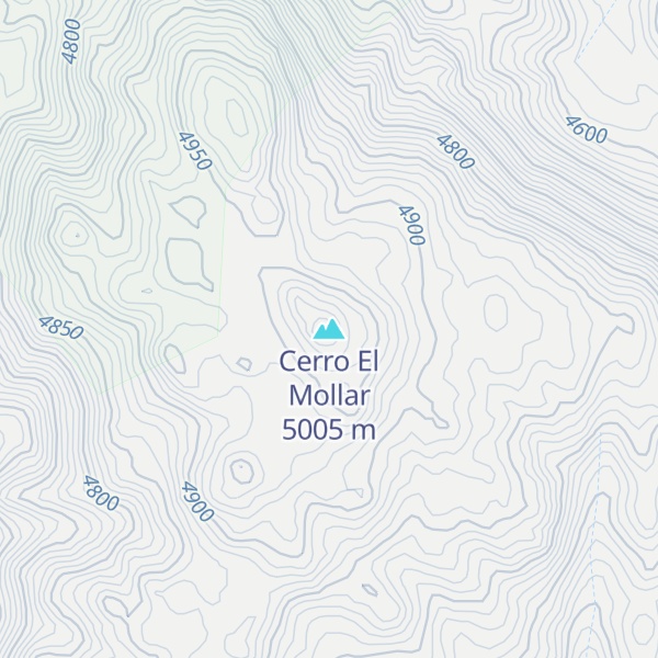 Map of Cerro El Mollar