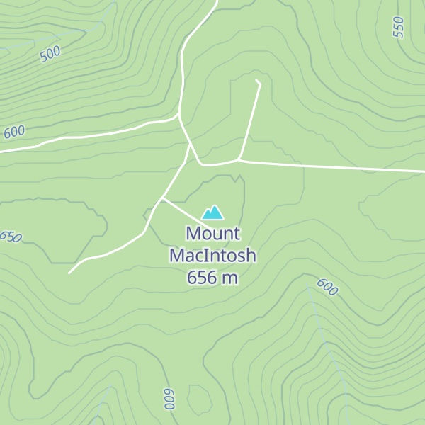 Map of Mount MacIntosh