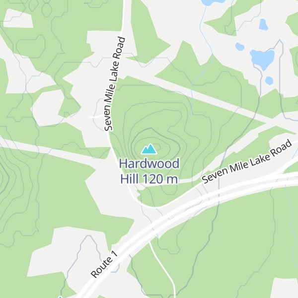 Map of Hardwood Hill