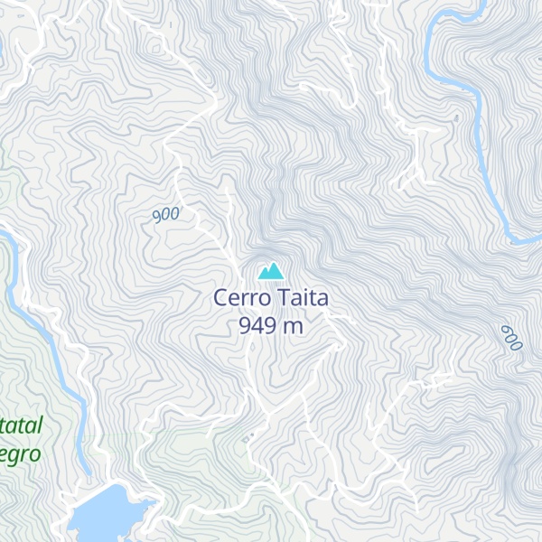Map of Cerro Taita