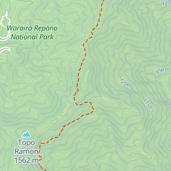 Map of Topo La Cruz
