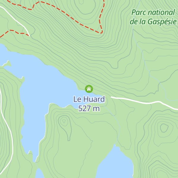 Map of Le Huard