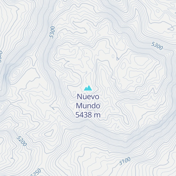 Map of Nuevo Mundo