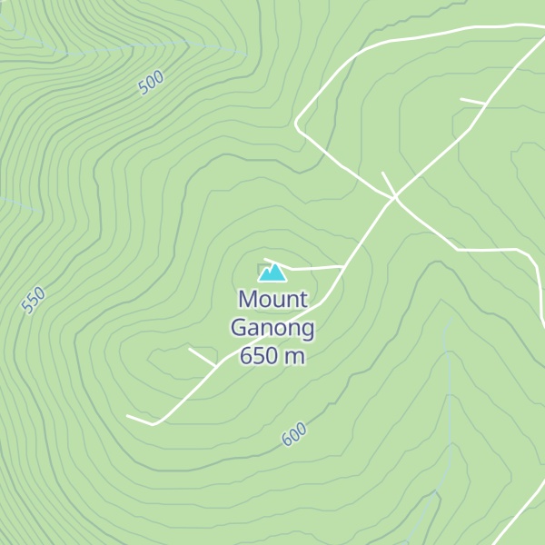 Map of Mount Ganong