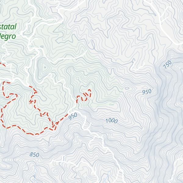 Map of Cerro Doña Juana