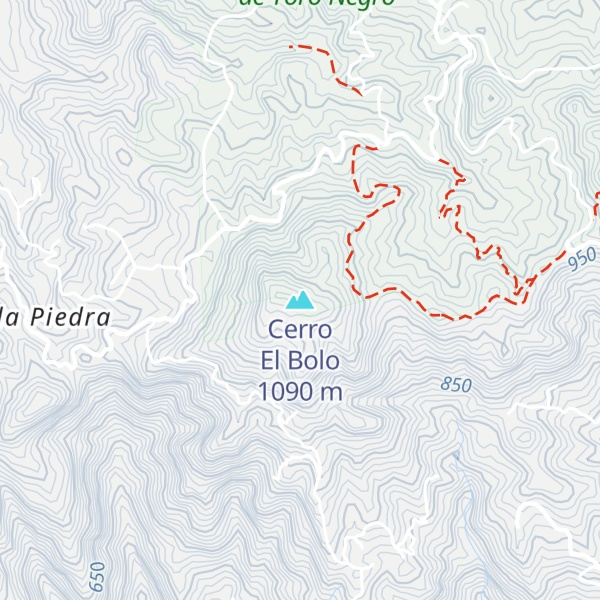 Map of Cerro El Bolo