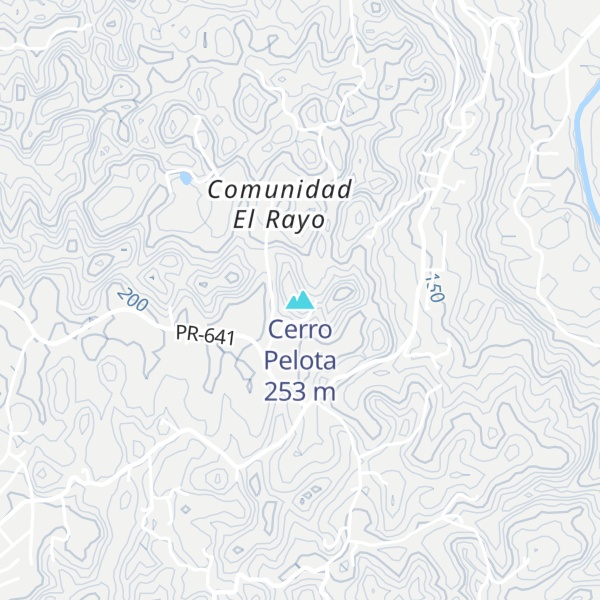 Map of Cerro Pelota