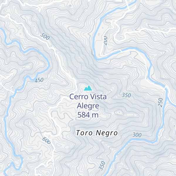 Map of Cerro Vista Alegre